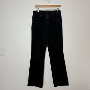Closed Leaf Straight Leg Velvet Pants in black size 30 C91301 Made in Italy